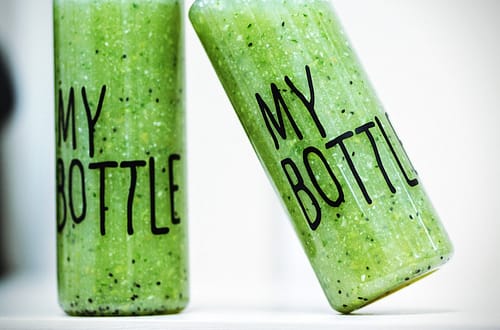 juice in bottles
