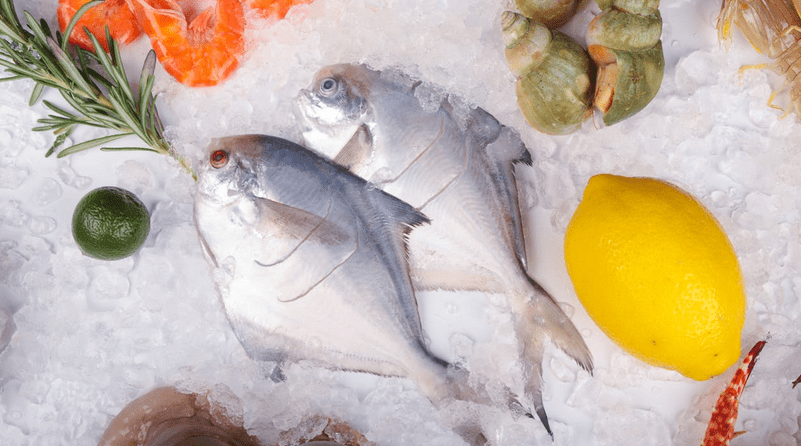 fish on ice