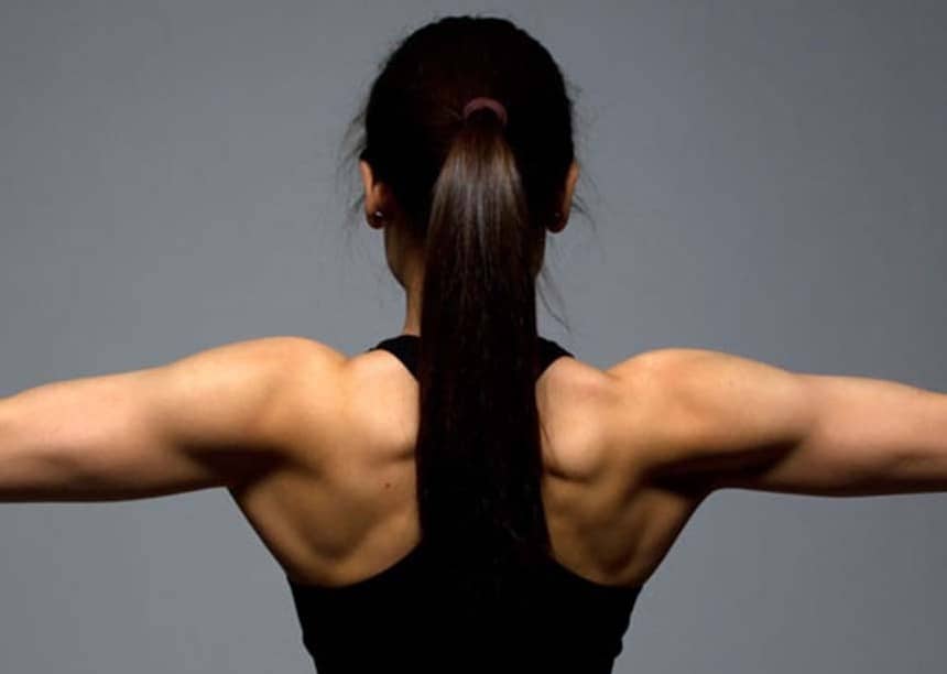 woman with muscle