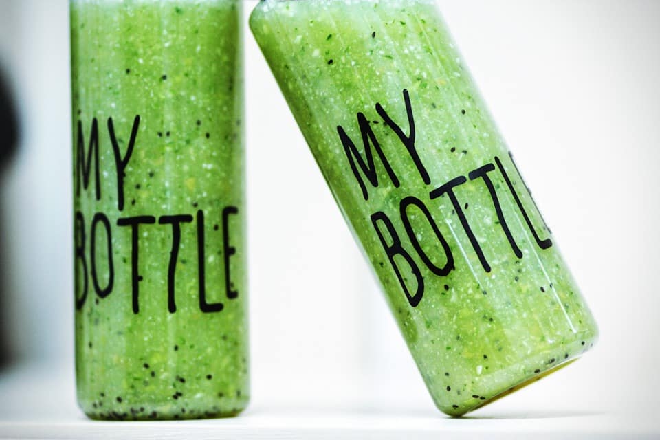 juice in bottles